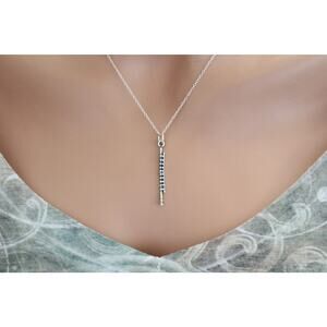 Sterling Silver Flute Necklace